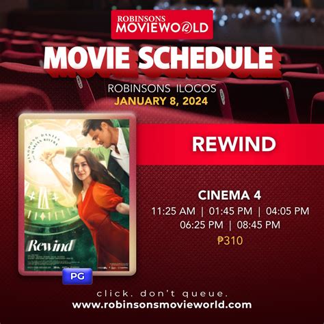 Robinsons Ilocos Movie Schedule 2024.